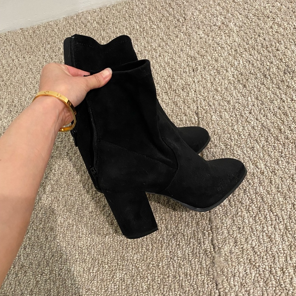 Princess Polly Therapy Black Hoxton Boots